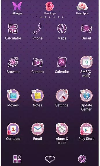 Pearl Hearts Theme +HOME Screenshot2