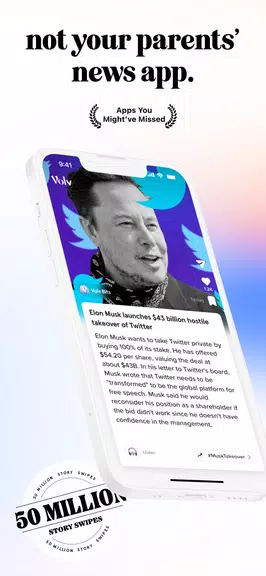 Volv AI-Powered News Summaries Screenshot1