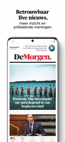 De Morgen: nieuws & duiding Screenshot1