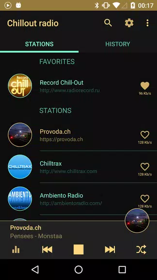 Chillout & Lounge music radio Screenshot1