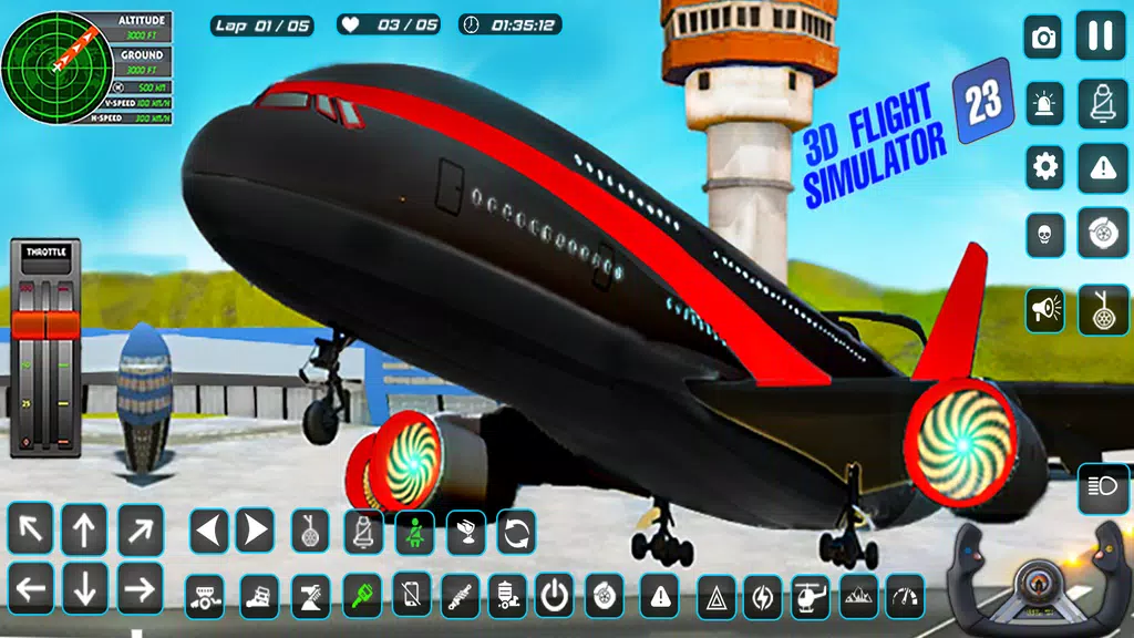 Flight Simulator 3D Plane Game Screenshot1