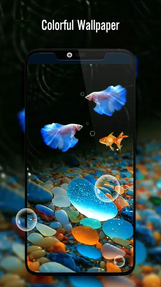 Fish On Screen 3D Wallpaper Screenshot3