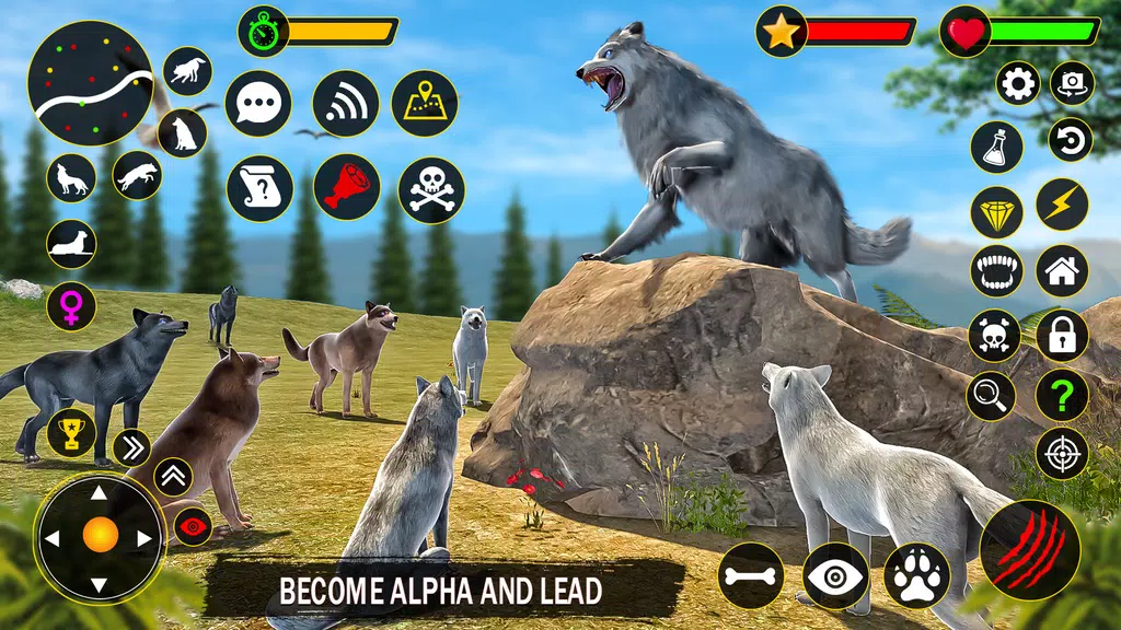 The Wolf Simulator: Wild Game Screenshot1