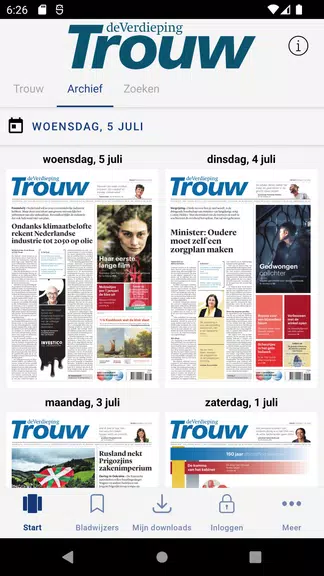 Trouw digitale krant Screenshot2