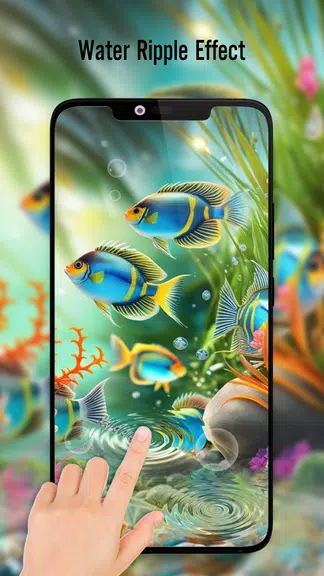 Fish On Screen 3D Wallpaper Screenshot4