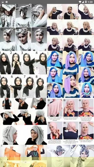 Hijab Turban Tutorials Screenshot3