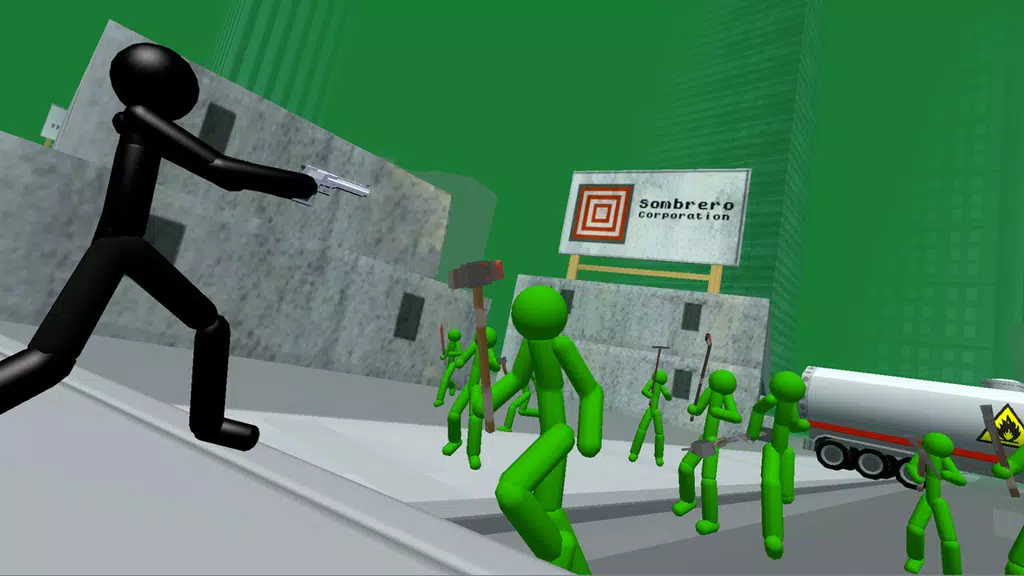 Stickman Zombie Shooting 3D Screenshot1