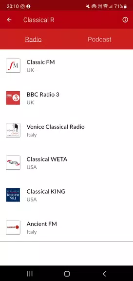 Radio Classic FM Screenshot1