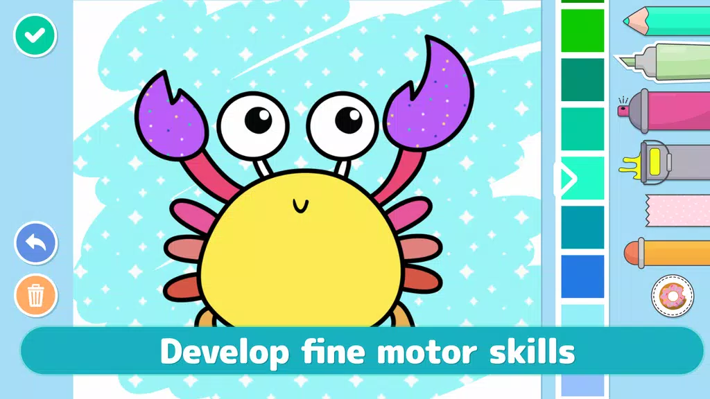 Coloring games for kids Learn Screenshot1