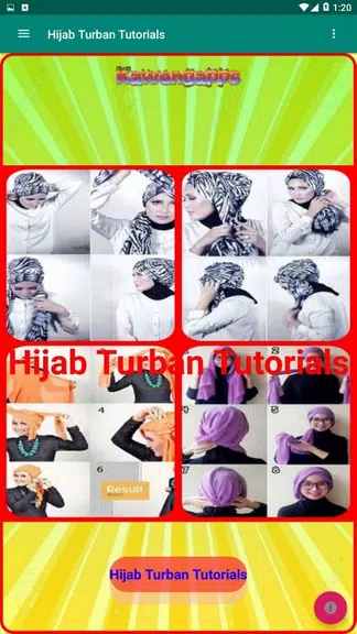 Hijab Turban Tutorials Screenshot1