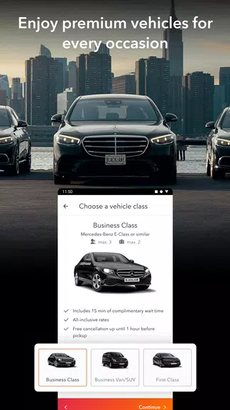 Blacklane - Chauffeur Service Screenshot3