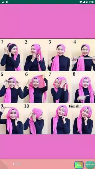 Hijab Turban Tutorials Screenshot4