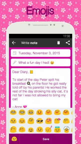 Diary with lock Screenshot2