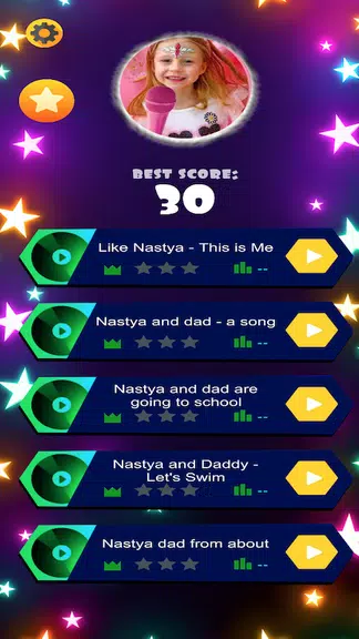 Nastya And Dad Dancing Tiles Hop Screenshot2