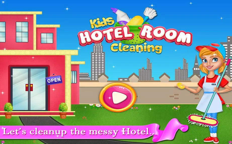 Kids Hotel Room Cleaning game Screenshot1