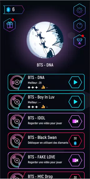 BTS & BLACKPINK Tiles Hop: KPOP EDM Rush Screenshot1