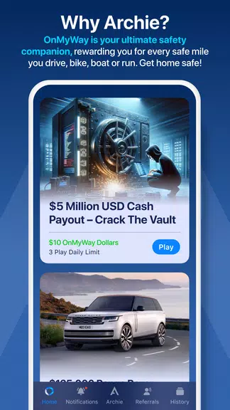 OnMyWay: 100 Million Rewards Screenshot3