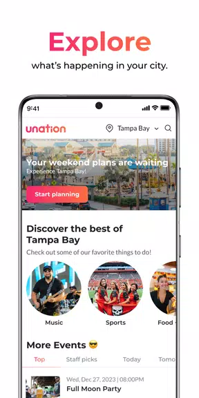 UNATION - Discover Events Screenshot3