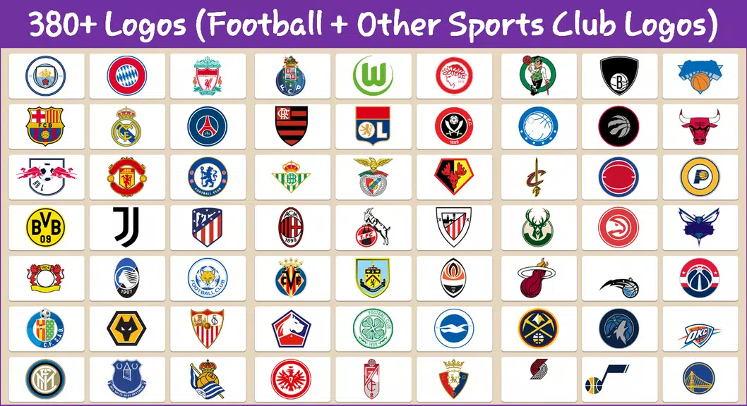 Football Clubs Logo Quiz HD: Guess Soccer Teams Screenshot1