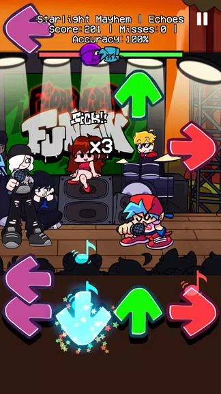 Starlight mayhem music battle FNF Screenshot2