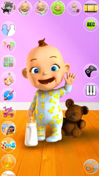 Talking Baby Games with Babsy Screenshot1