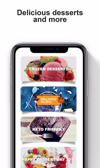 Dessert recipes Screenshot1