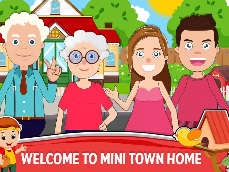 Mini town : home family game Screenshot1