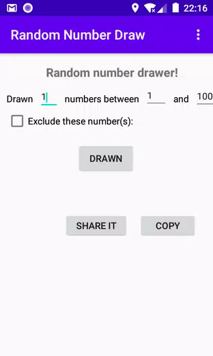 Random Number Draw Screenshot3