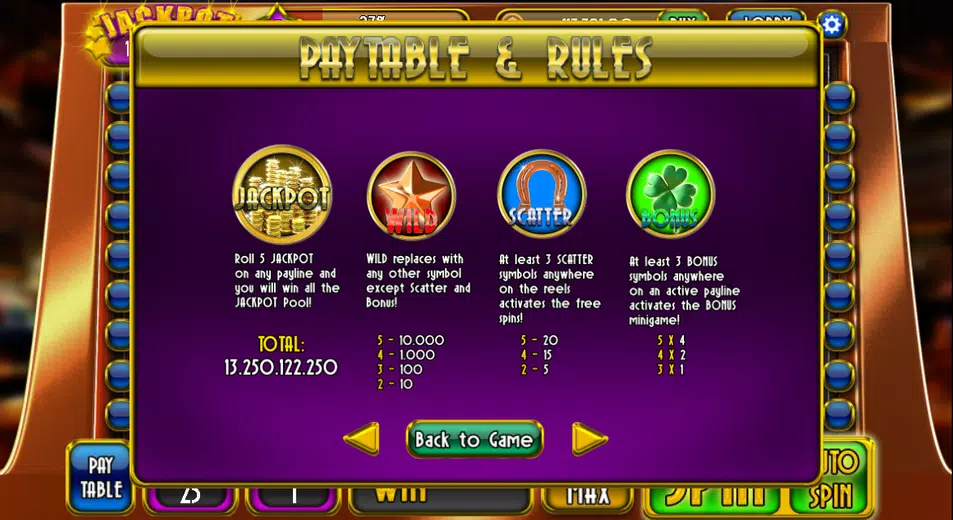 Golden Treasure Slots Screenshot2