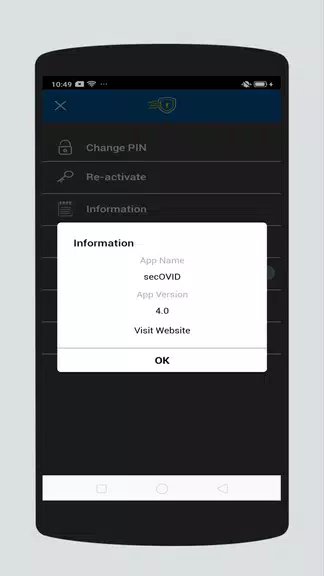 SecOVID Screenshot4
