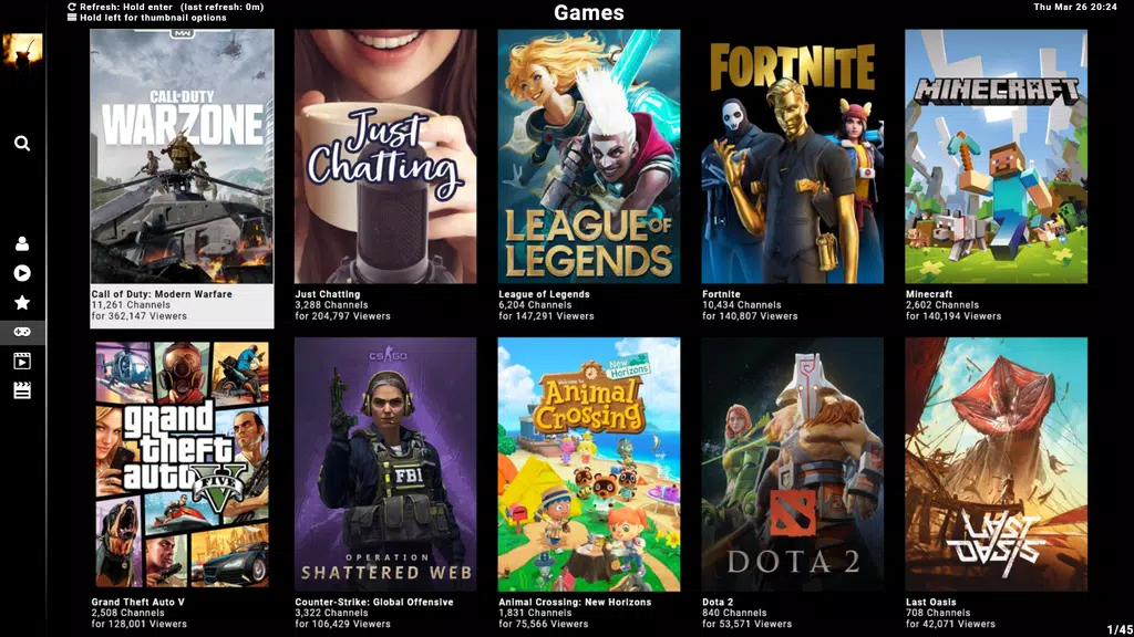 SmartTV Client for Twitch Screenshot1
