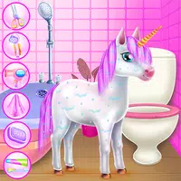 Cute Unicorn Caring & Dressup APK
