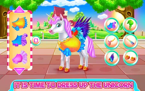 Cute Unicorn Caring & Dressup Screenshot2