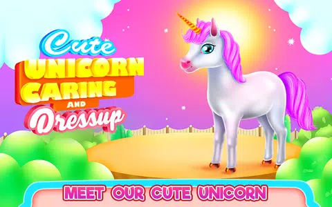Cute Unicorn Caring & Dressup Screenshot1