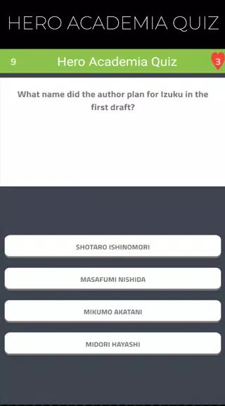 Quiz Game for Hero Academia Screenshot4