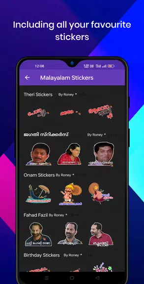 Malayalam Stickers Screenshot4