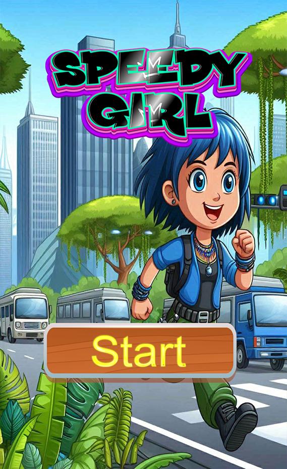 Speedy Girl Dash Game Screenshot1