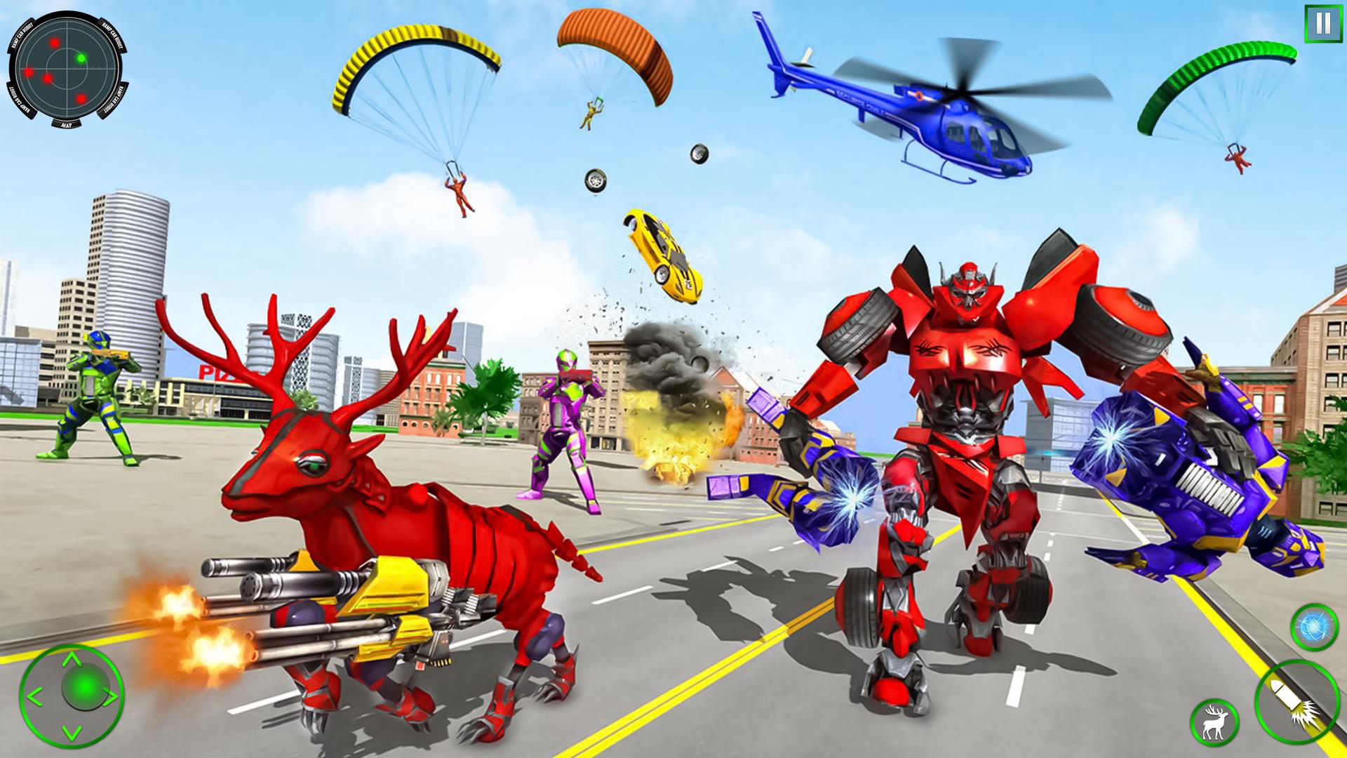 Deer Robot Car Game-Robot Game Screenshot7