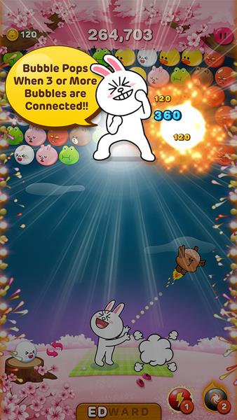 LINE Bubble! Screenshot1