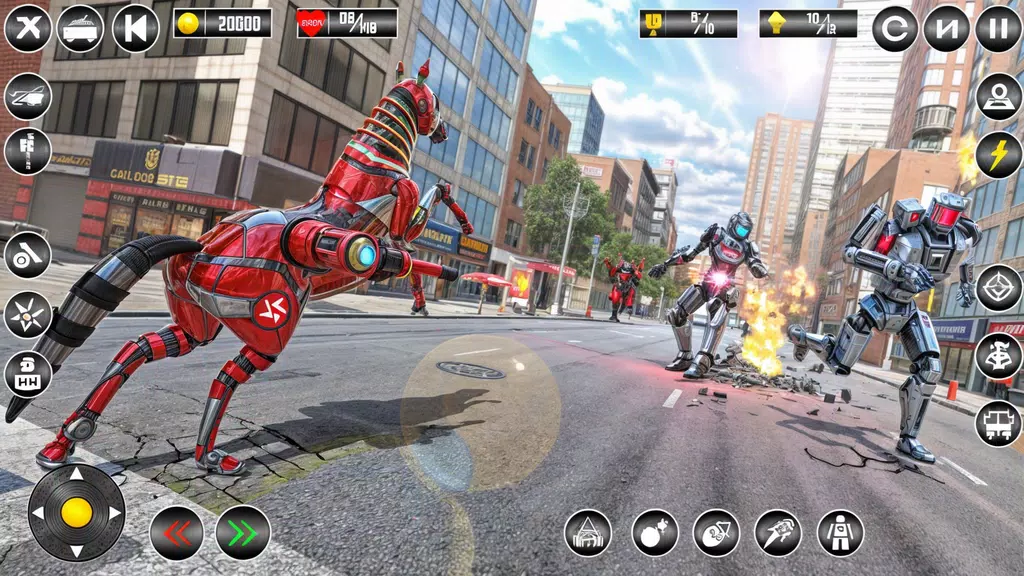 Horse Car Robot Game Robot War Screenshot2