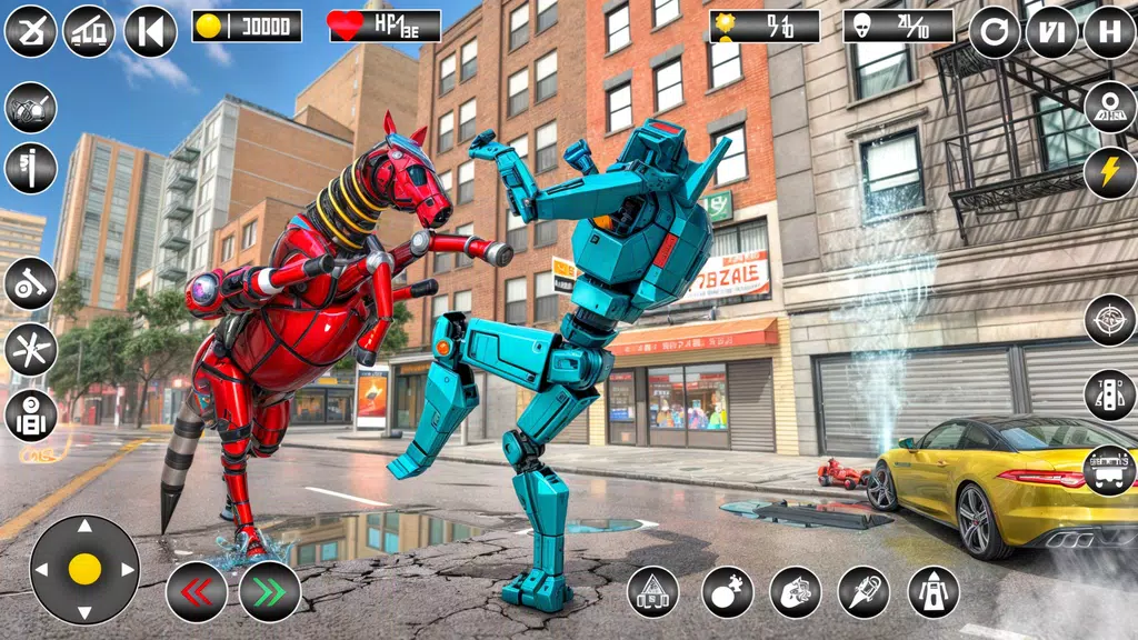 Horse Car Robot Game Robot War Screenshot3