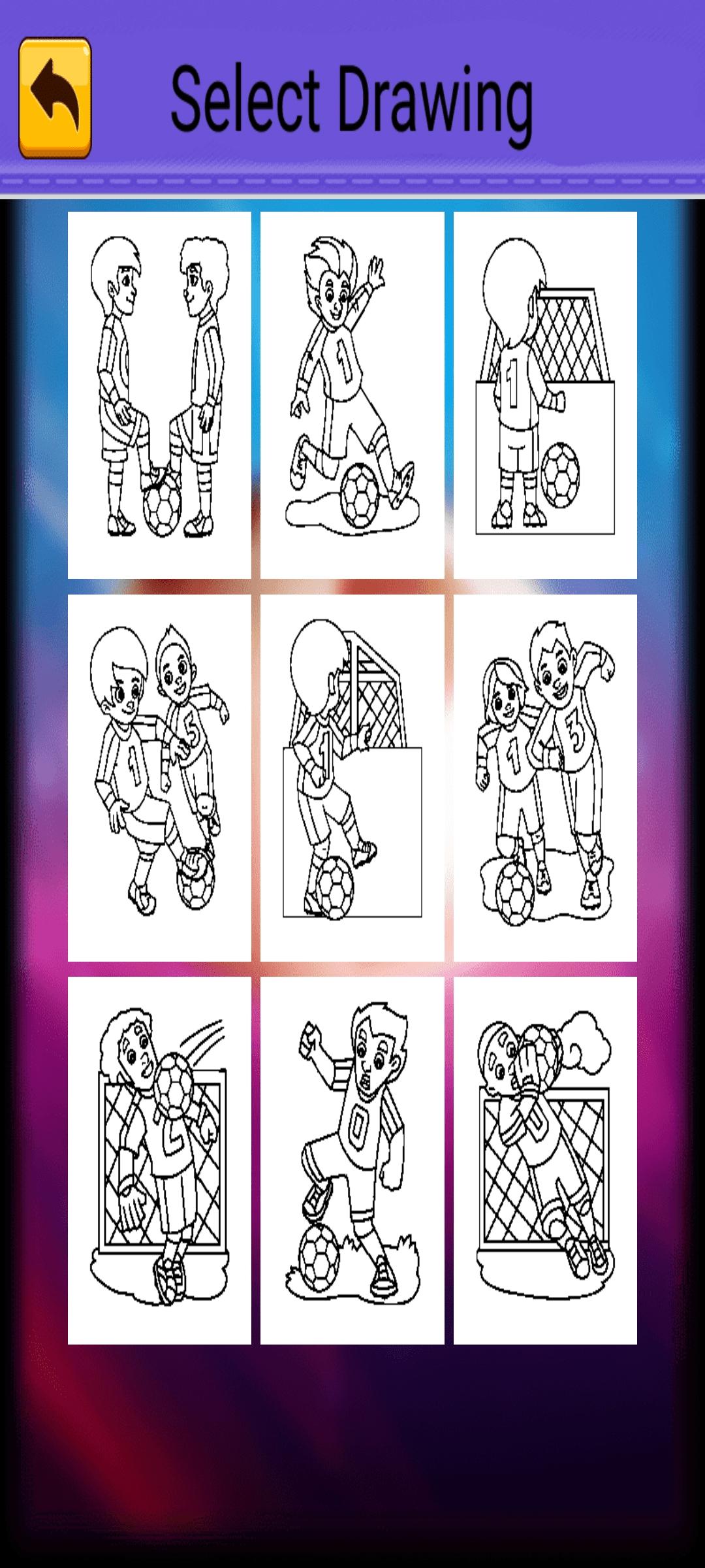 Football Coloring Screenshot3