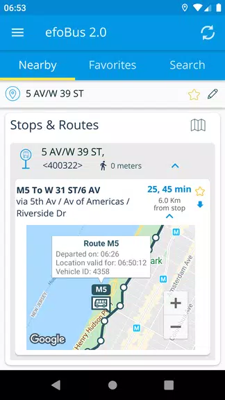 efoBus 2.0 - Transit on time Screenshot2