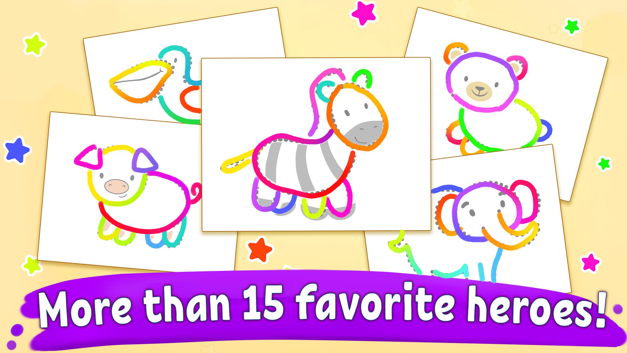 Coloring book Games for kids 2 Screenshot5
