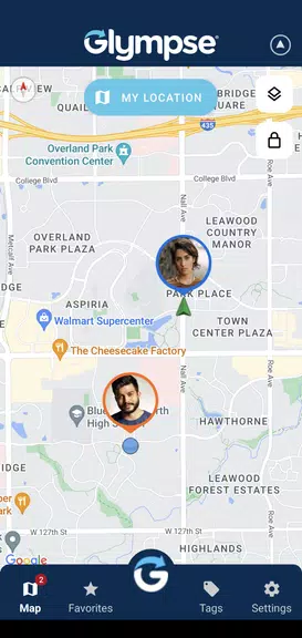 Glympse - Share GPS location Screenshot1