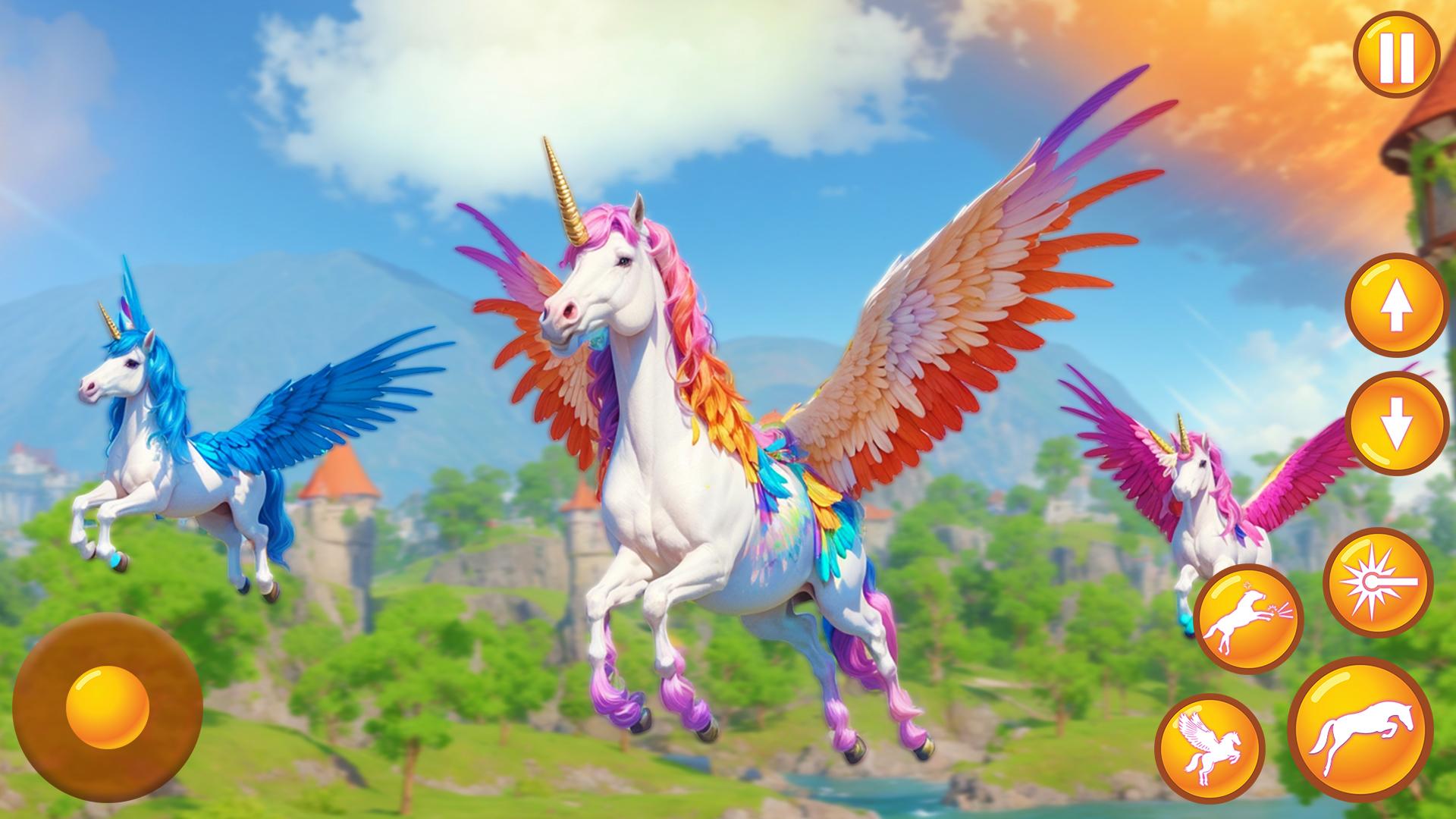 Magic Flying Unicorn Horse Sim Screenshot1