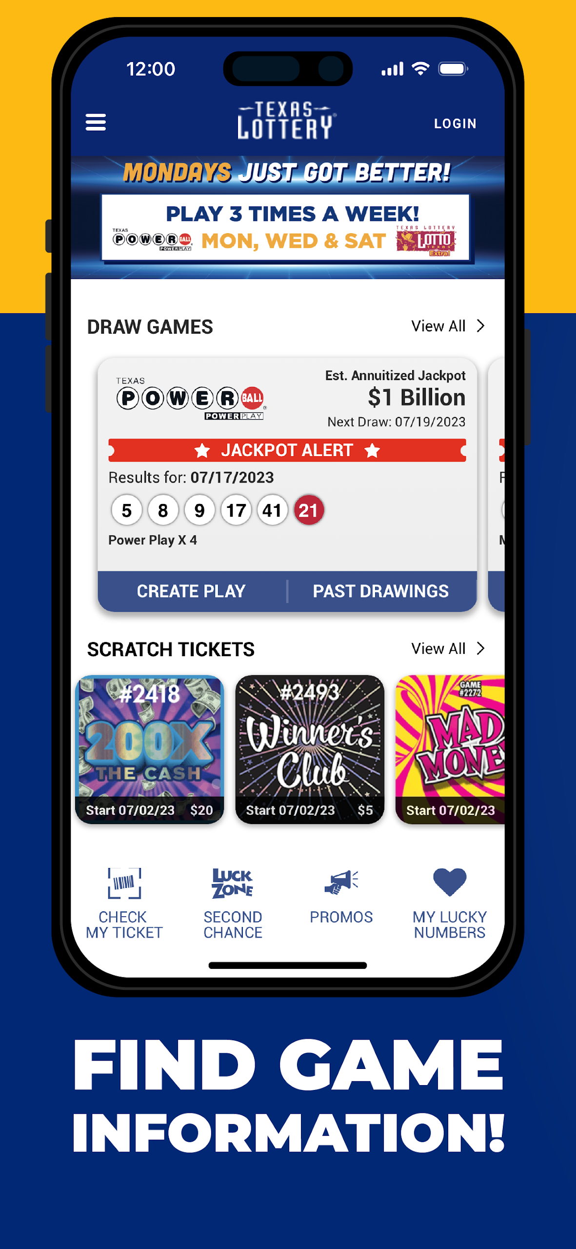Texas Lottery Official App Screenshot2