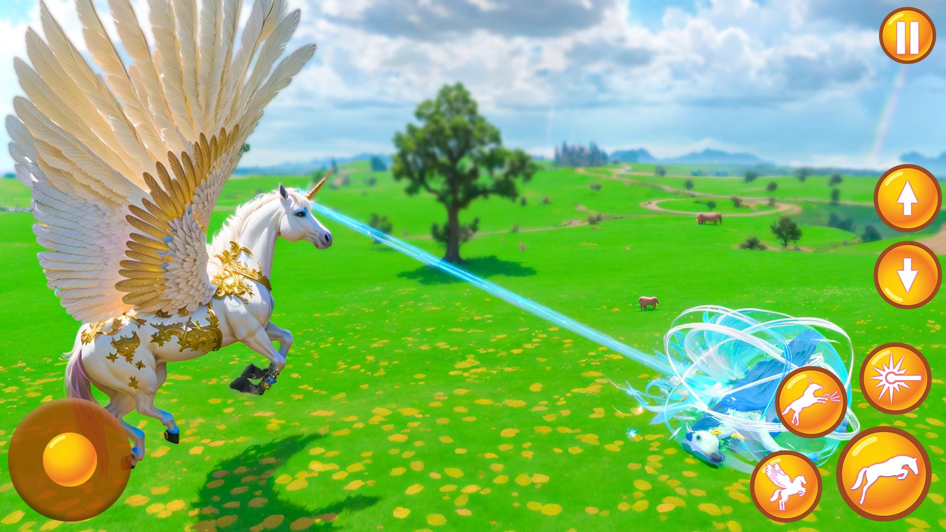 Magic Flying Unicorn Horse Sim Screenshot4