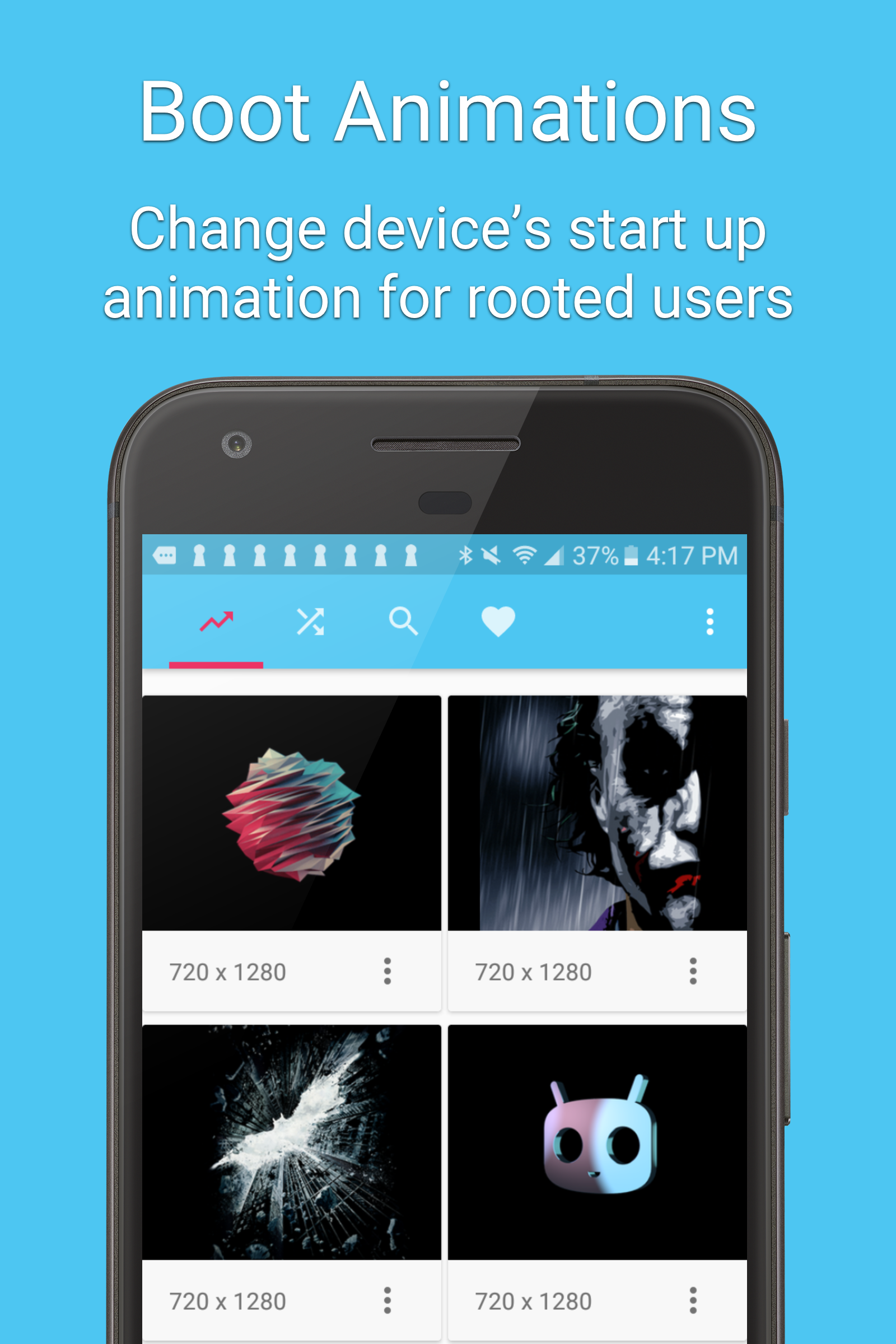 Boot Animations for Superuser Screenshot1