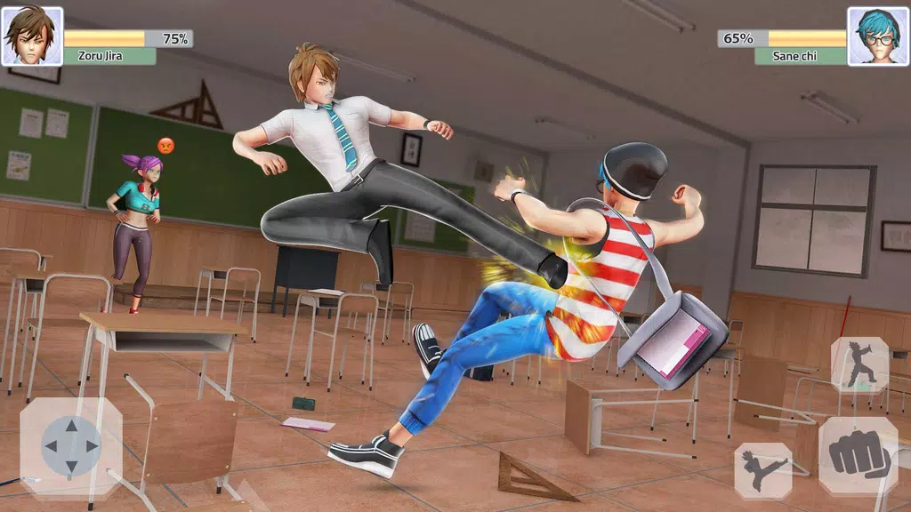 High School Fighting Game Screenshot1